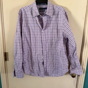 Nautica Men's Lavender Checkered Shirt